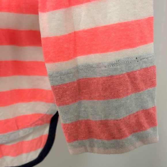 GAP Women's Pink Striped 3/4th sleeve blouse Size Small - Picture 2 of 11